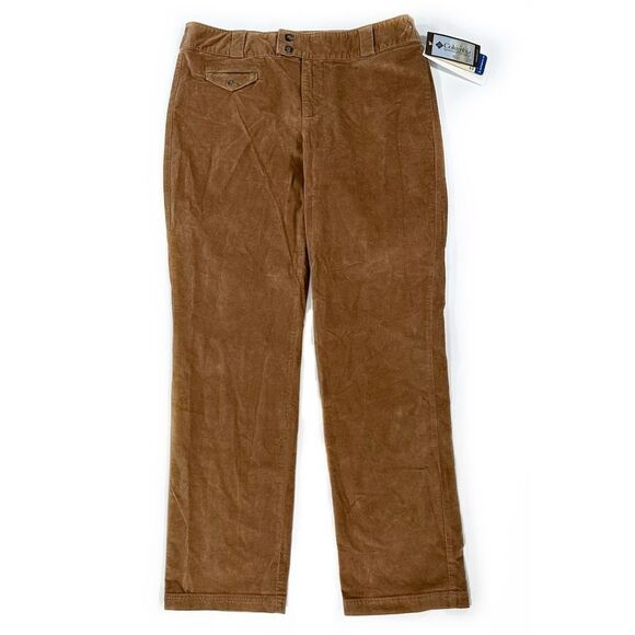 Columbia Womens 14 River Resort Heather Ridge Delta Straight Leg Corduroy Pants - Picture 1 of 16